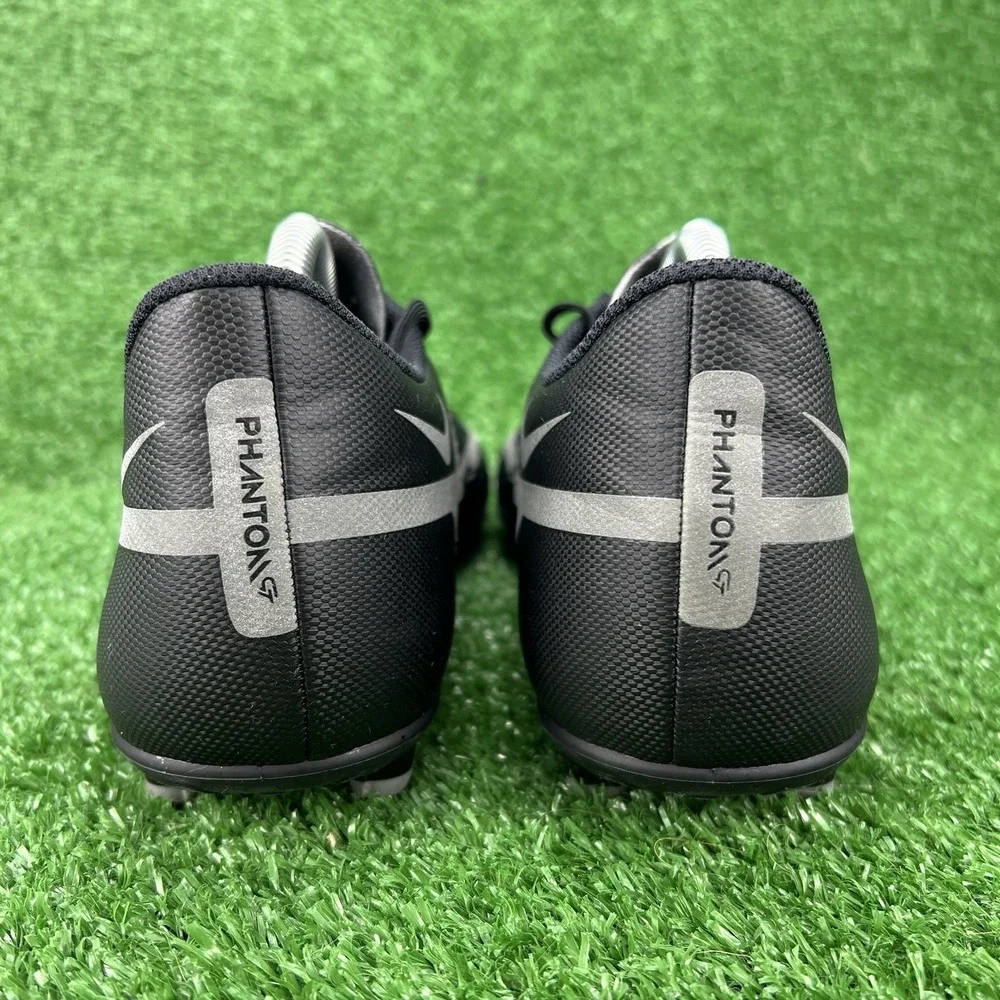 Nike Phantom GT2 Club Mg Soccer Cleats Black Iron Grey DA5640-004‎ Men's 9 Boots